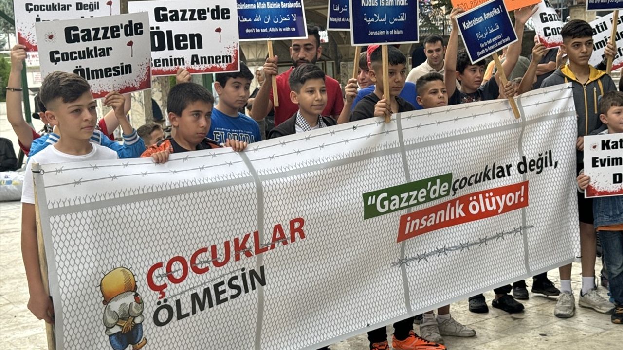 Afyonkarahisar'da Gazze Saldırılarına Protesto