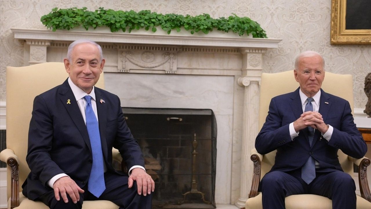 Biden ve Netanyahu Beyaz Saray'da Görüştü