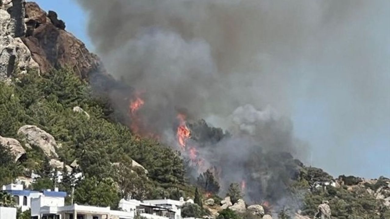 Bodrum'da Yangın Kontrol Altına Alındı