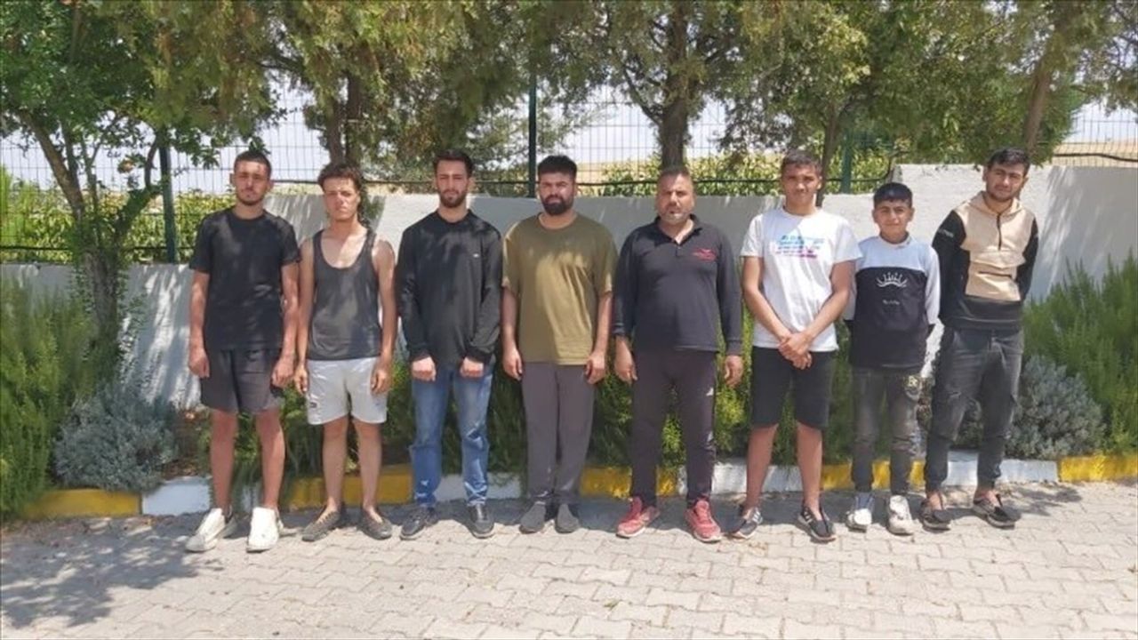 Edirne'de Düzensiz Göçmen Operasyonu: 12 Yakalandı