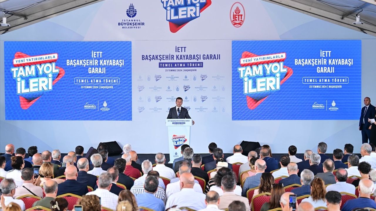 İETT Başakşehir Kayabaşı Garajı'nın Temeli Atıldı