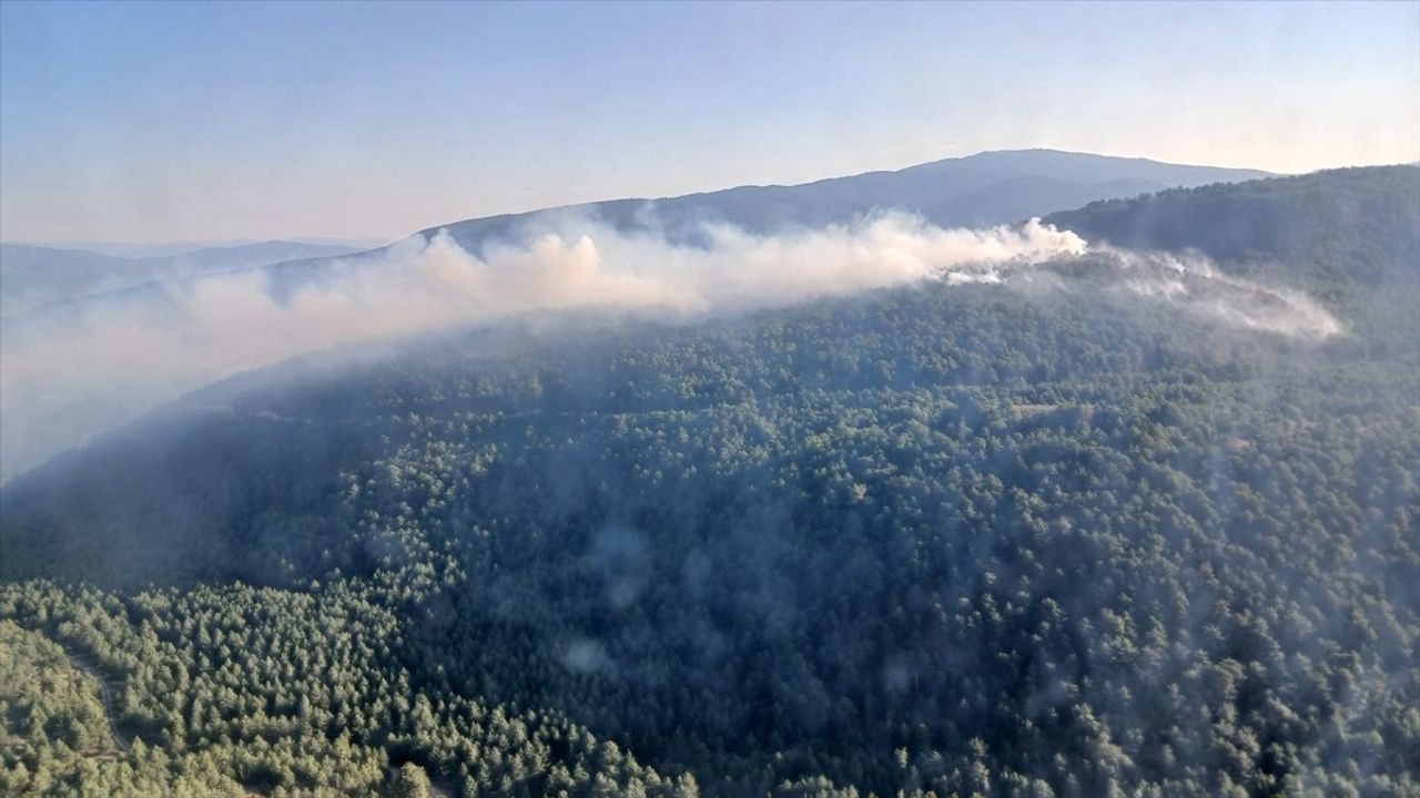 Karabük'teki Orman Yangınına Hızla Müdahale Devam Ediyor