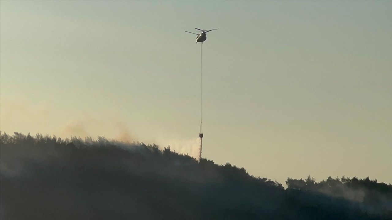 Manisa Kırkağaç'ta Orman Yangınına Hızlı Müdahale