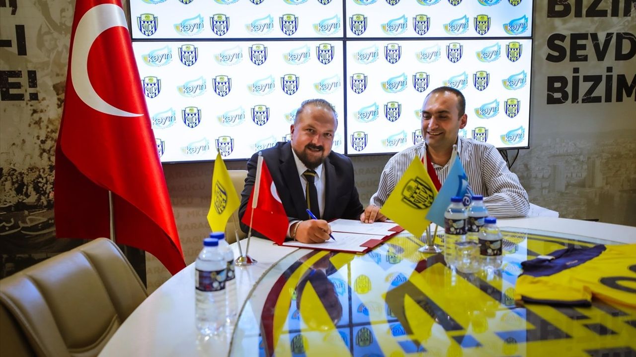 MKE Ankaragücü ile Kayın Su Sponsorluk Anlaşmasını Uzattı