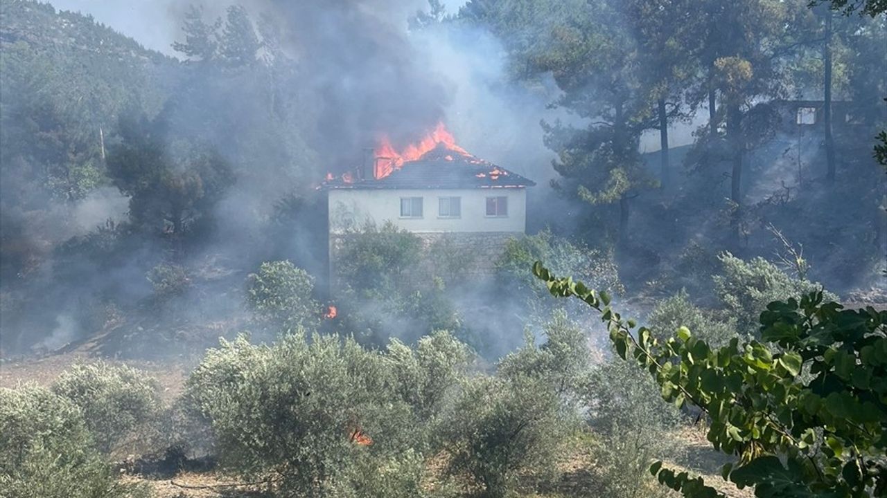 Yangın Muğla Ormanlarına Sıçradı: Ekipler Mücadele Ediyor