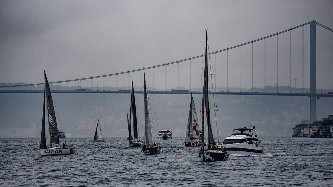 30 Ağustos Zafer Kupası Yat Yarışı İstanbul Boğazı Etabı Tamamlandı