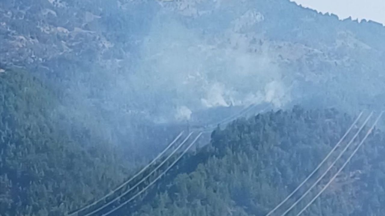 Adana'da Orman Yangınına Müdahale Eden Helikopter Suya Düştü