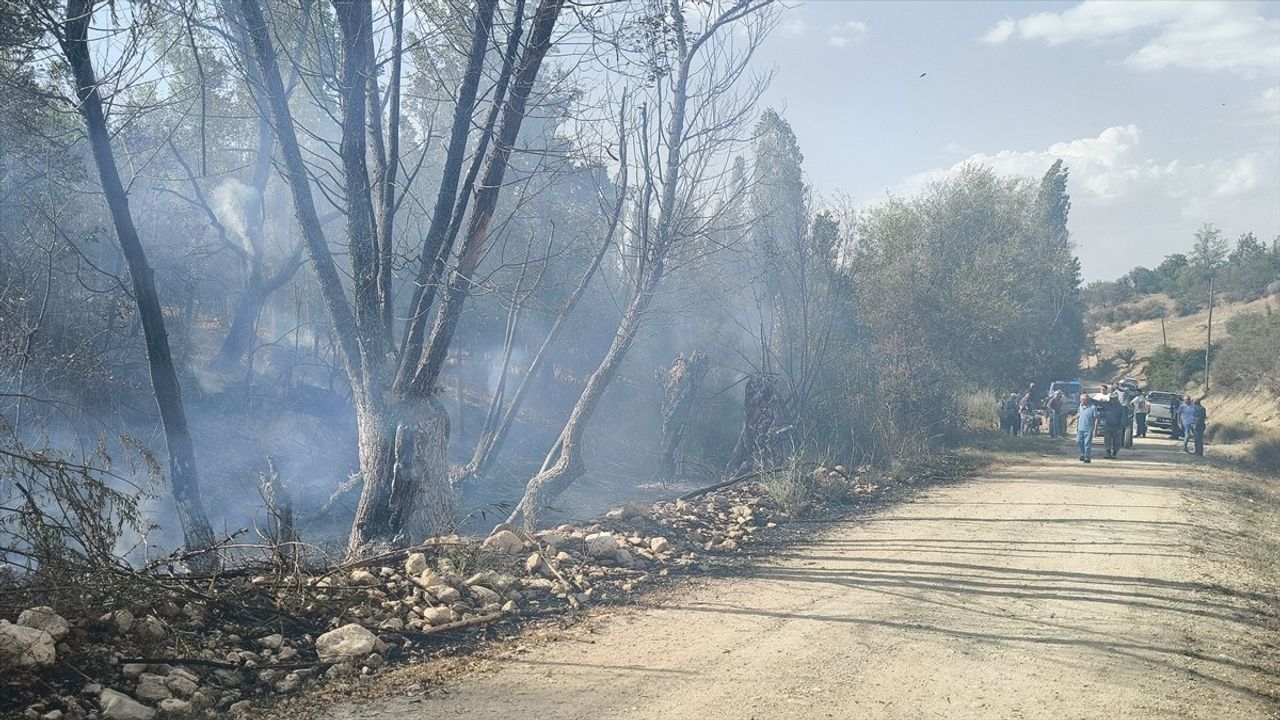 Burdur'da Otluk Alanda Yangın Kontrol Altına Alındı