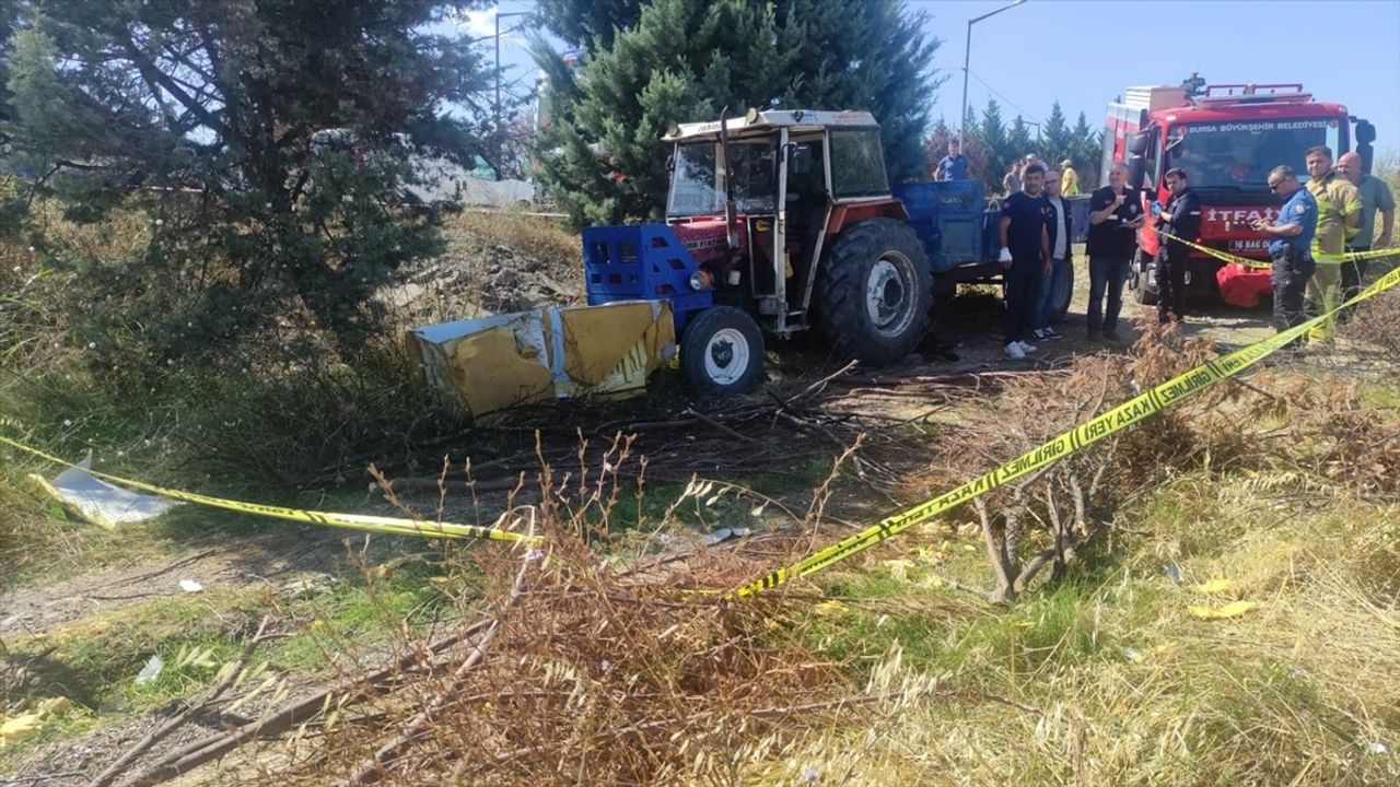 Bursa'da Kayıp Sürücünün Cesedi Traktör Altında Bulundu