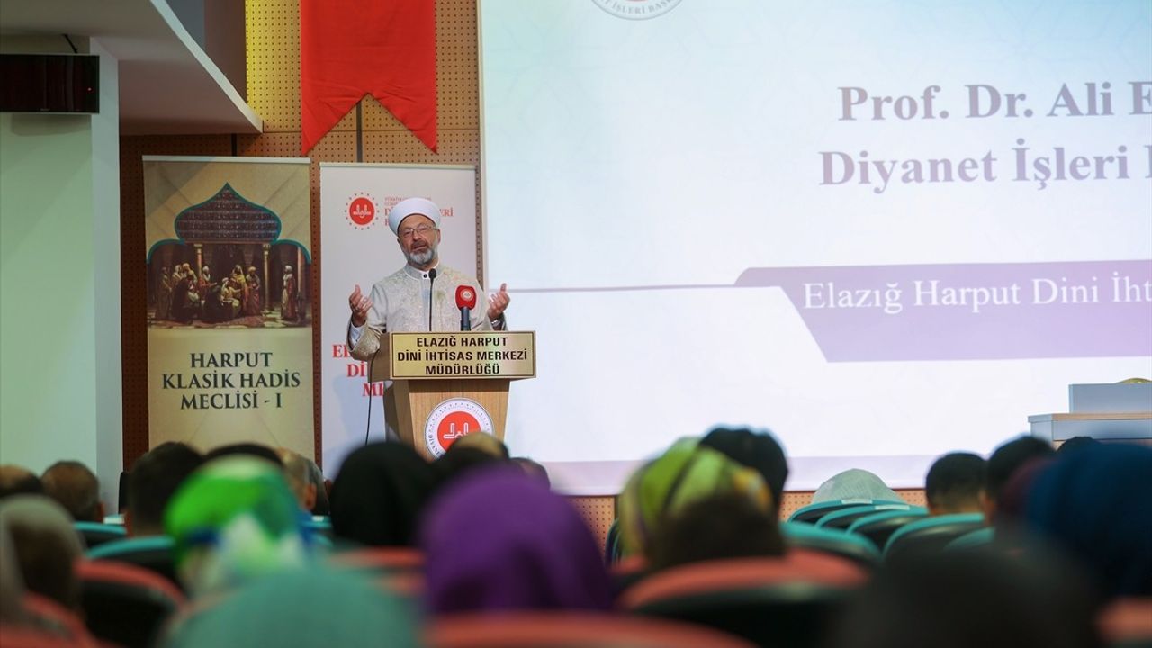 Diyanet İşleri Başkanı Ali Erbaş, Harput Klasik Hadis Meclisi-1 Programında