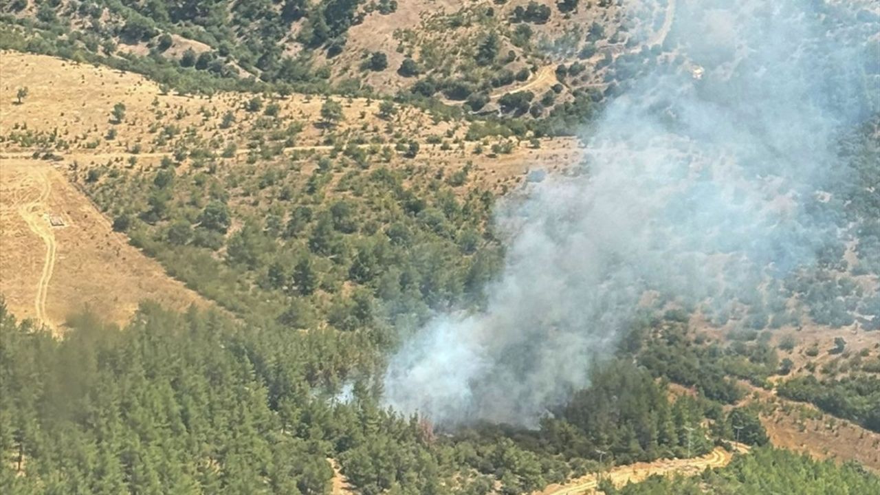 Dursunbey'deki Orman Yangını Kontrol Altına Alındı