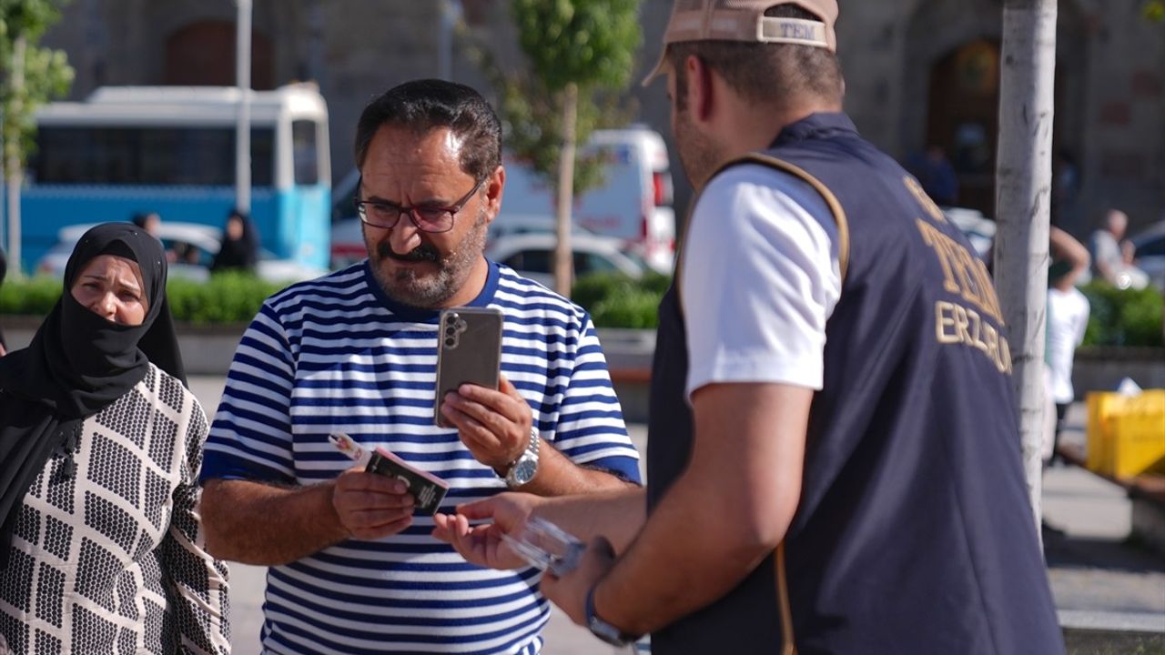 Erzurum Kültür Yolu Festivali'nde Terör Bilgilendirme Faaliyeti