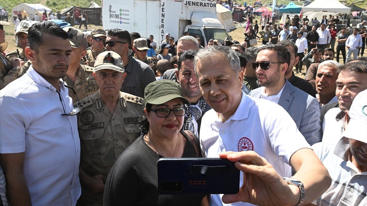 İçişleri Bakanı Yerlikaya'nın Cilo Festivali'nde Terörle Mücadele Vurgusu