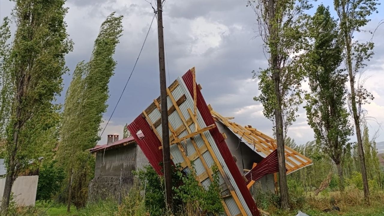 Kars'ta Sel Felaketi Meyve Bahçelerini Vurdu