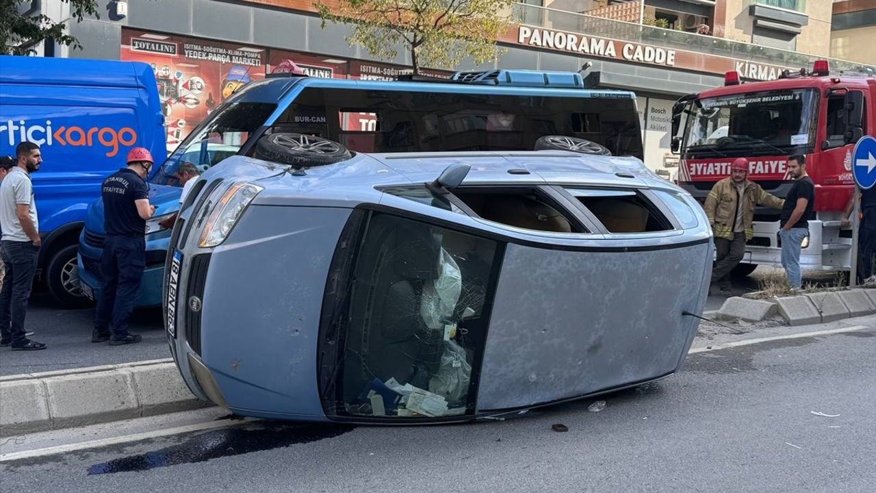 Kartal'da Zincirleme Trafik Kazası: Bir Yaralı