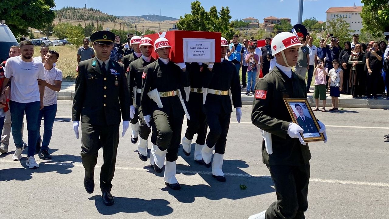 Kırşehir'de Şehit Astsubay Habip Murat Alp'in Cenaze Töreni