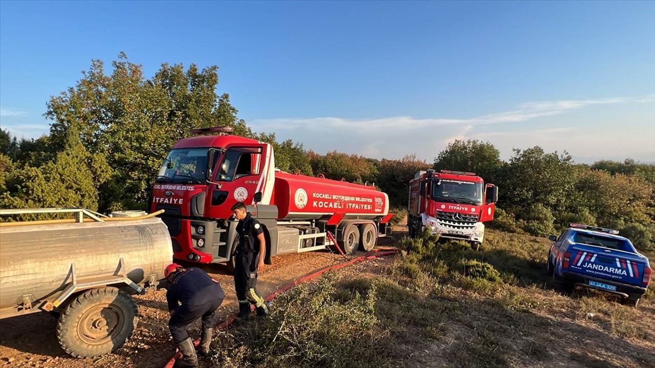 Kocaeli'de Orman Yangını Kontrol Altına Alındı