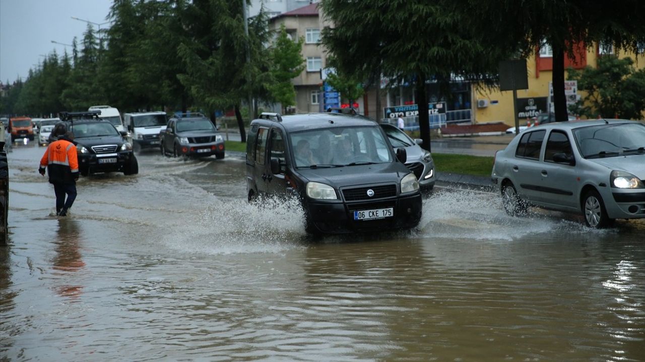 Ordu'da Şiddetli Yağışlar Su Baskınlarına Neden Oldu