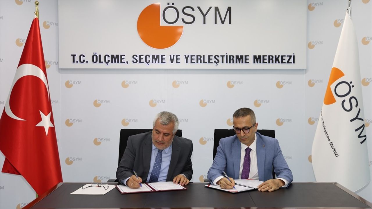 ÖSYM ve Yunus Emre Enstitüsü Protokol İmzaladı