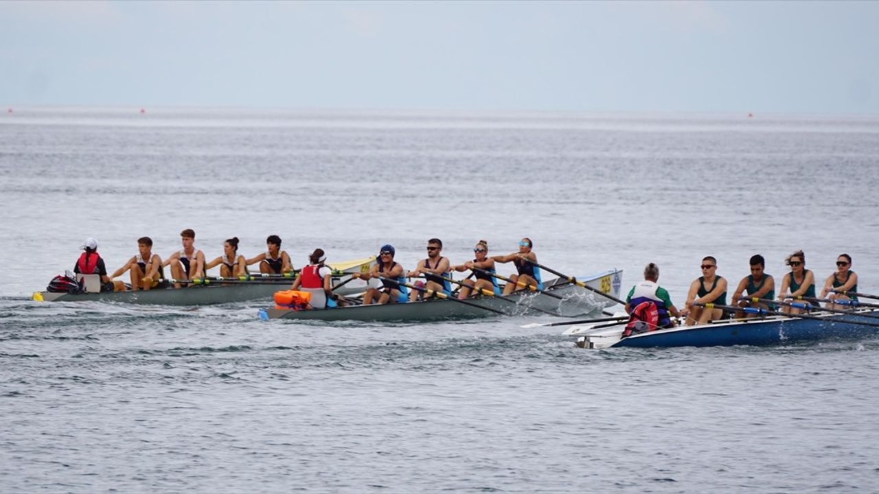 Rize'de Deniz Küreği Türkiye Şampiyonası Heyecanı