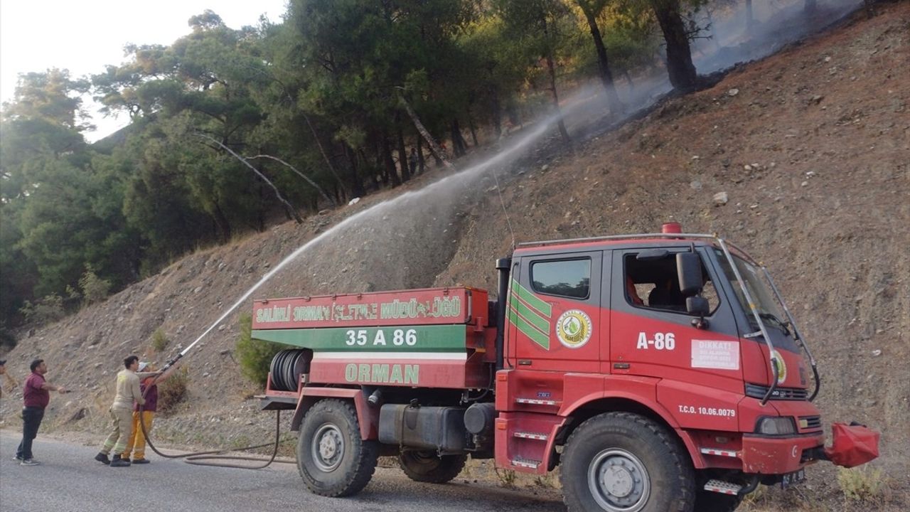 Salihli'deki Orman Yangını Kontrol Altına Alındı