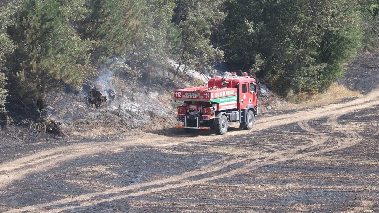 Samsun'da Anız Yangını 150 Dekar Alanı Kül Etti