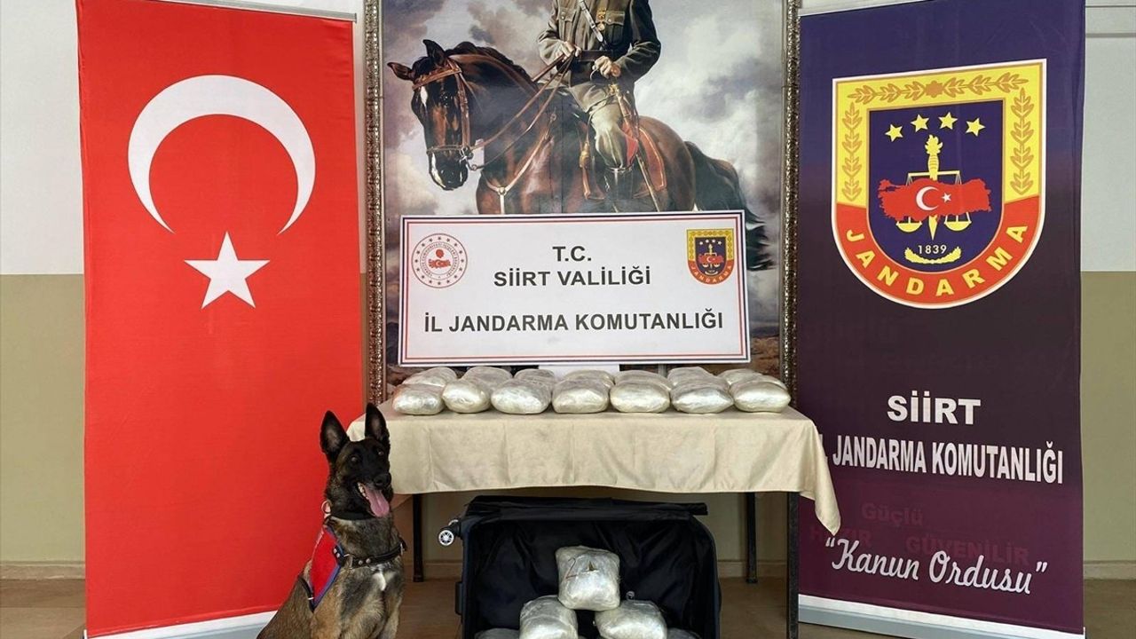 Siirt'te Uyuşturucu Operasyonu: 40 Kilogram Esrar Ele Geçirildi