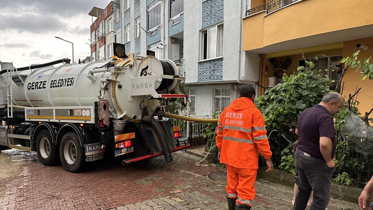 Sinop'ta Sağanak Yağışlar Sonrası Zarar Gördü