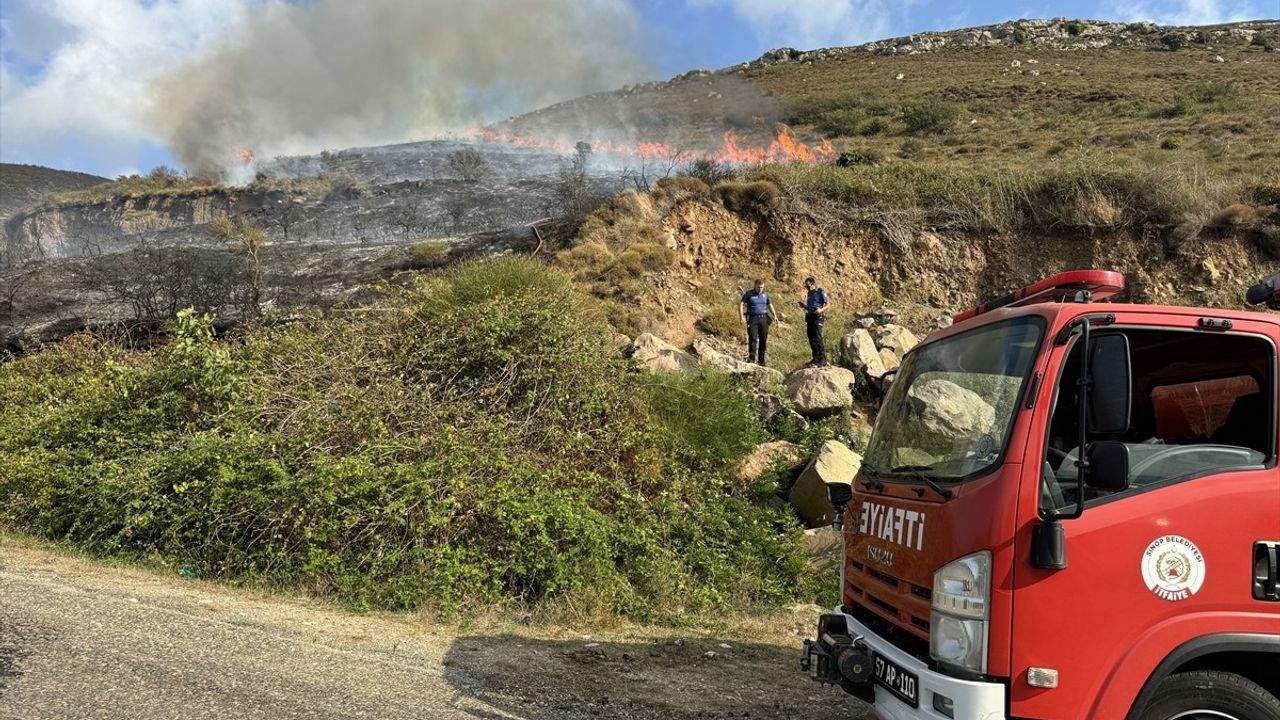 Sinop'ta Yangın Kontrol Altına Alındı