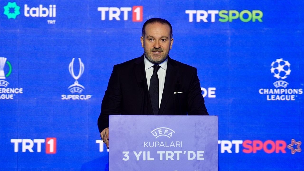 TRT'den UEFA Kupalarının Tanıtımı Yapıldı