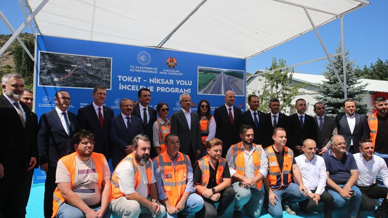 Ulaştırma Bakanı Uraloğlu Tokat-Niksar Yol Projesini İnceledi