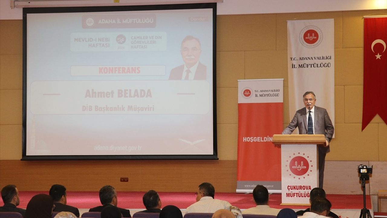 Adana'da Peygamberimiz ve Şahsiyet İnşası Konferansı Düzenlendi