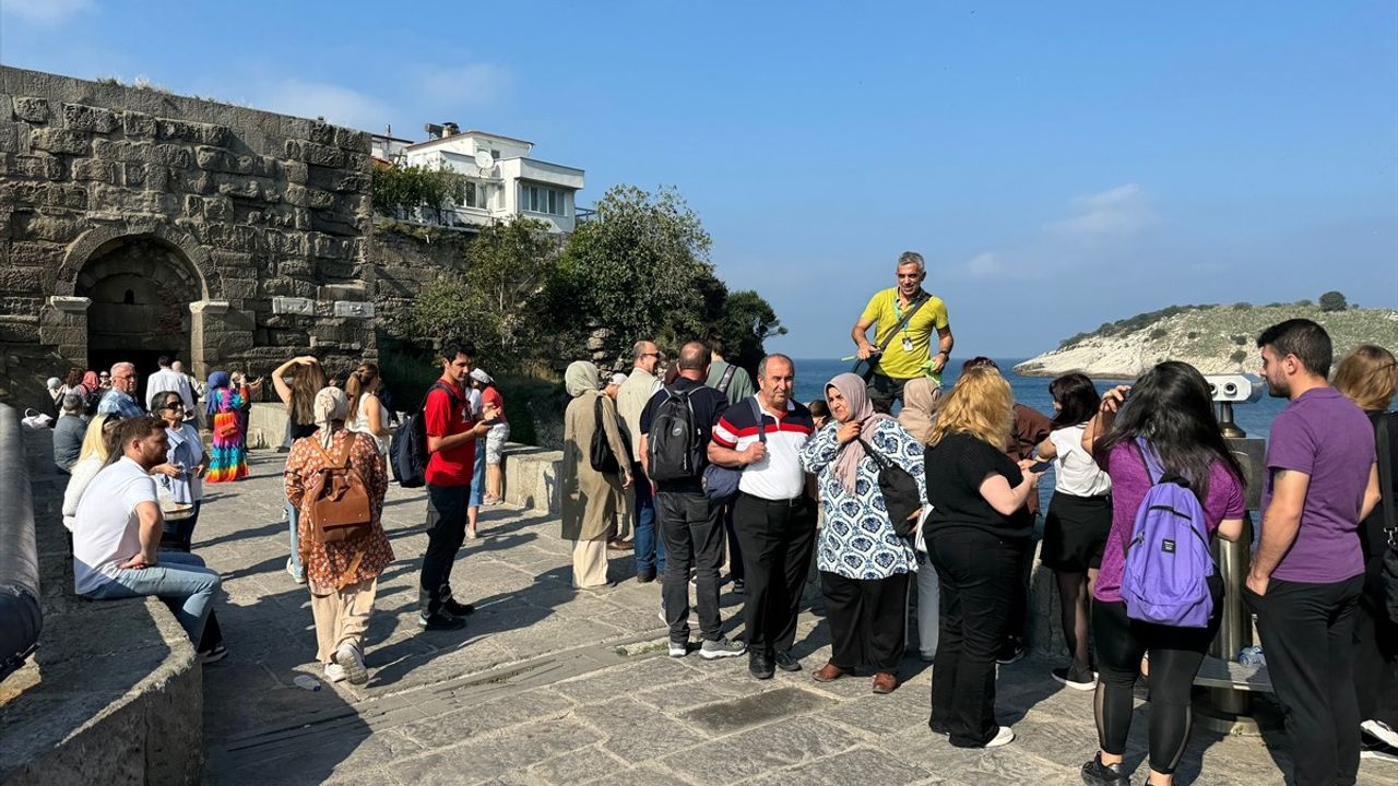 Amasra'da Hafta Sonu Turizm Yoğunluğu