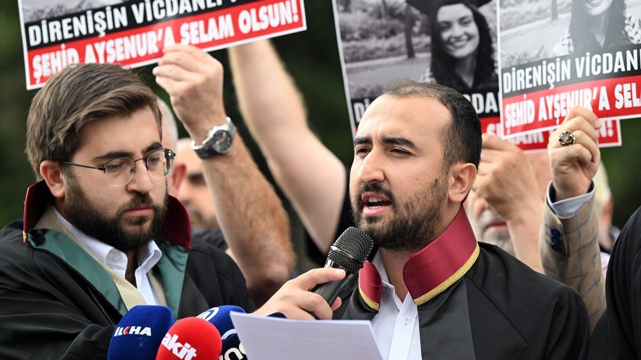 Ankara'da Filistin Dayanışma Eylemi: Ayşenur Eygi İçin Müdahillik Talebi