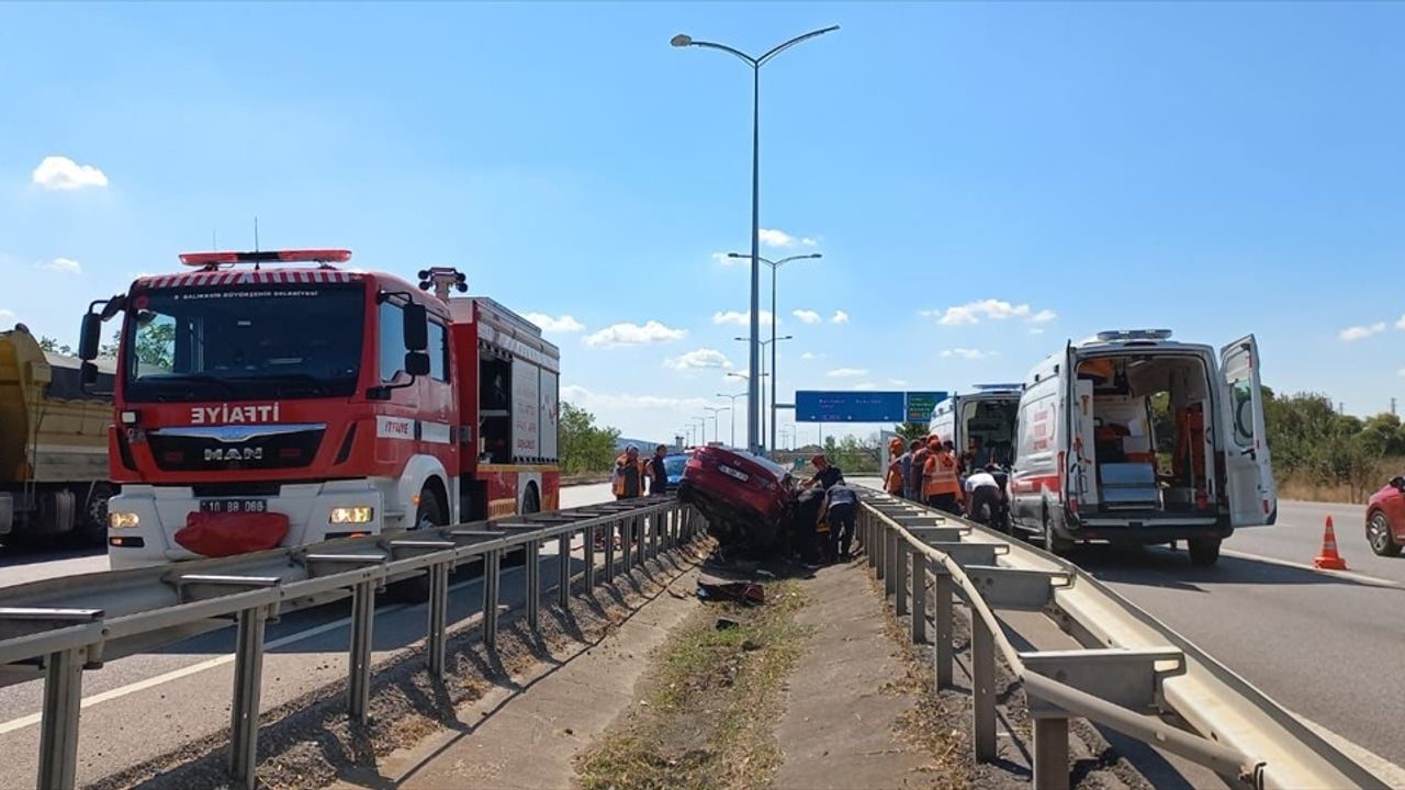 Balıkesir'de Kazada 1 Kişi Hayatını Kaybetti