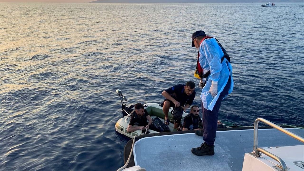 Çanakkale Açıklarında Düzensiz Göçmen Kurtarma Operasyonu