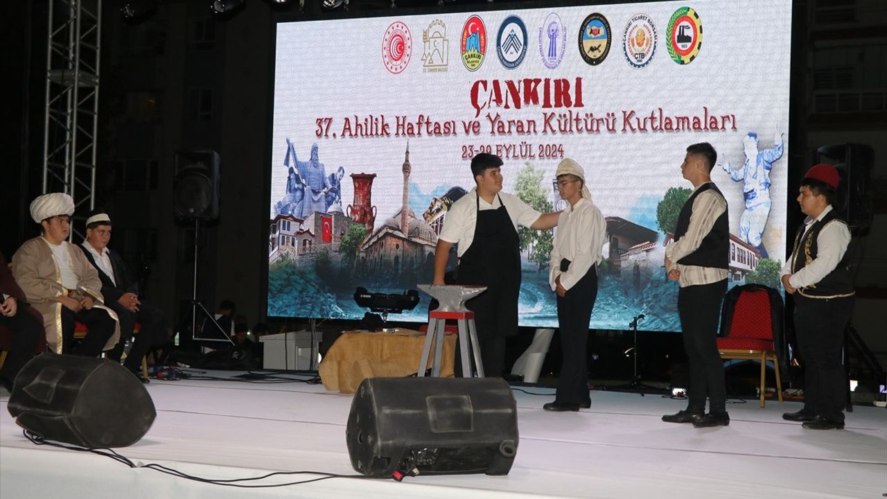 Çankırı'da 37. Ahilik Haftası ve Yaran Kültürü Etkinlikleri