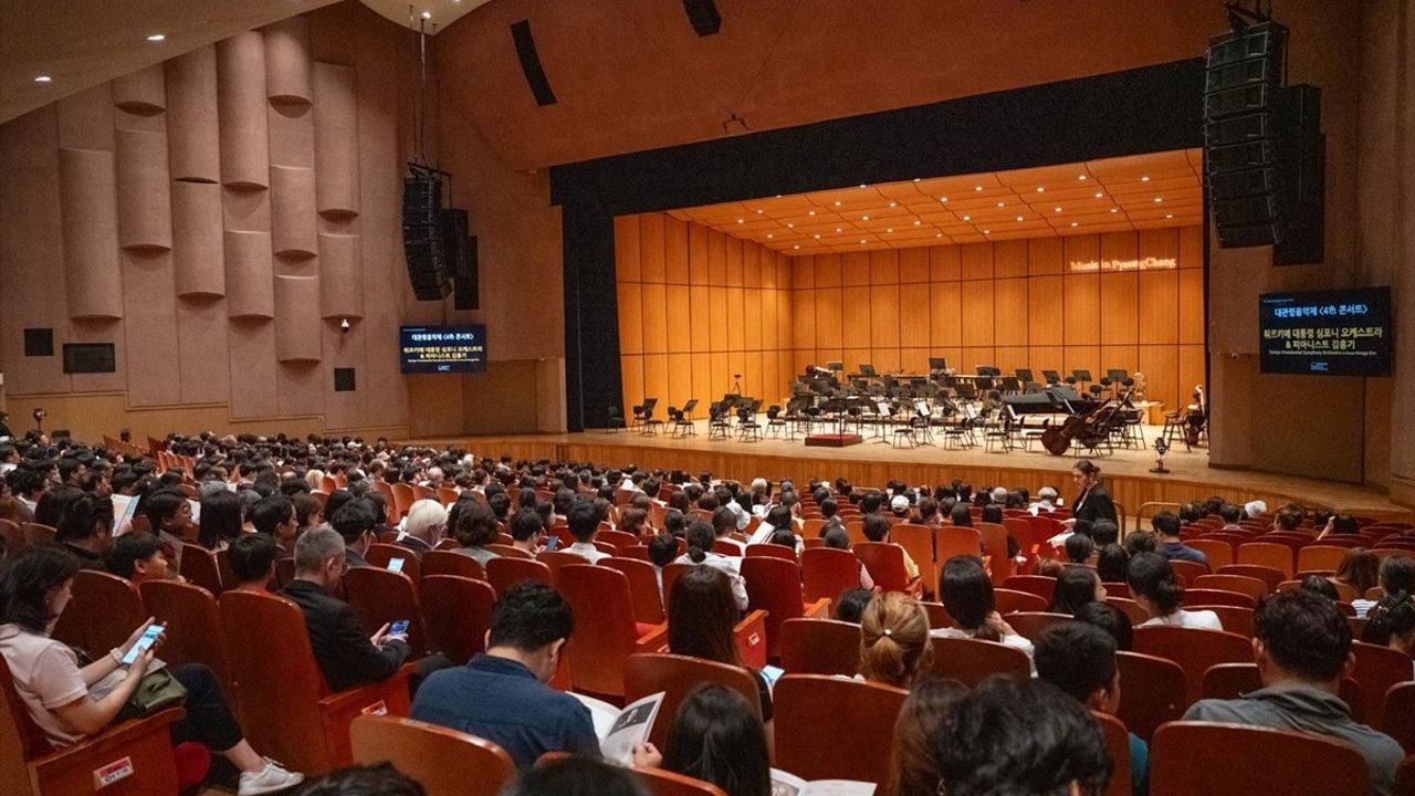 Cumhurbaşkanlığı Senfoni Orkestrası, 31 Yıl Aradan Sonra Güney Kore'de Konser Verdi