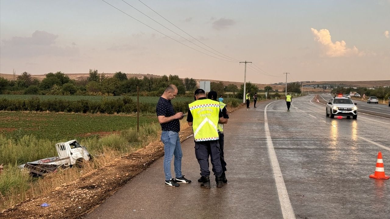 Gaziantep'te Tarım İşçilerini Taşıyan Pikap Kazası