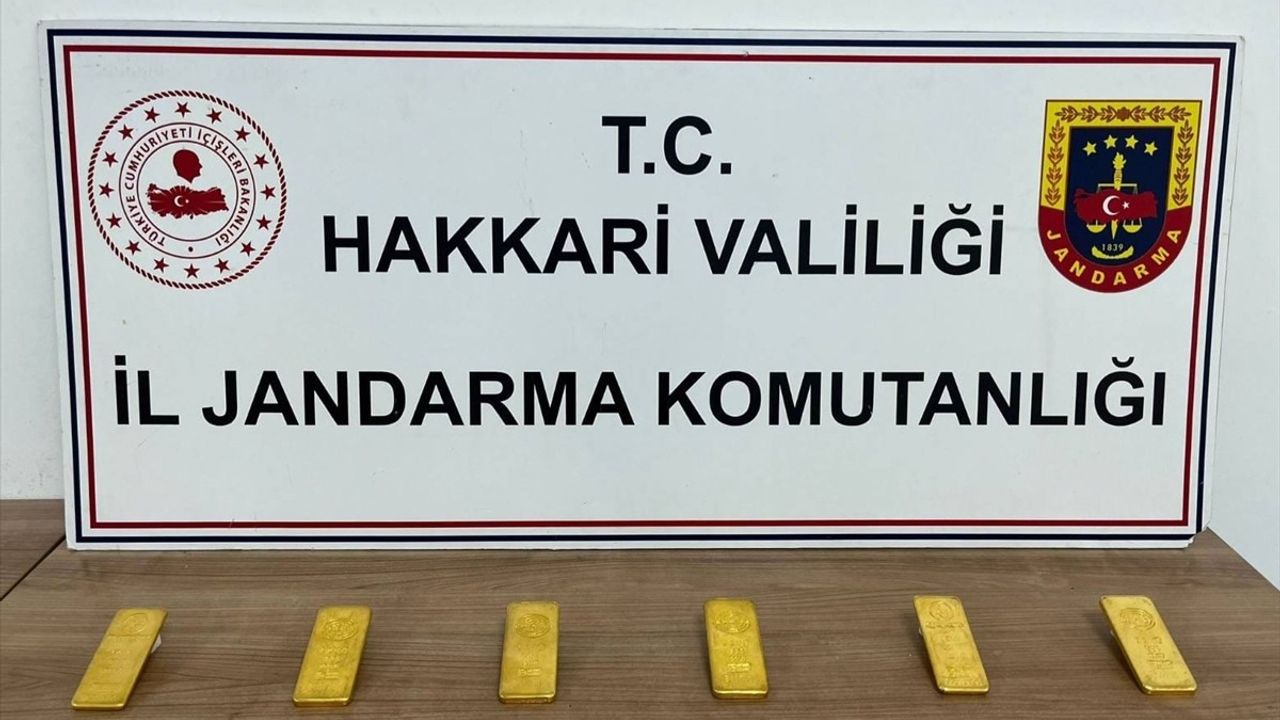 Hakkari'de Gümrük Kaçağı 6 Kilogram Altın Yakalandı