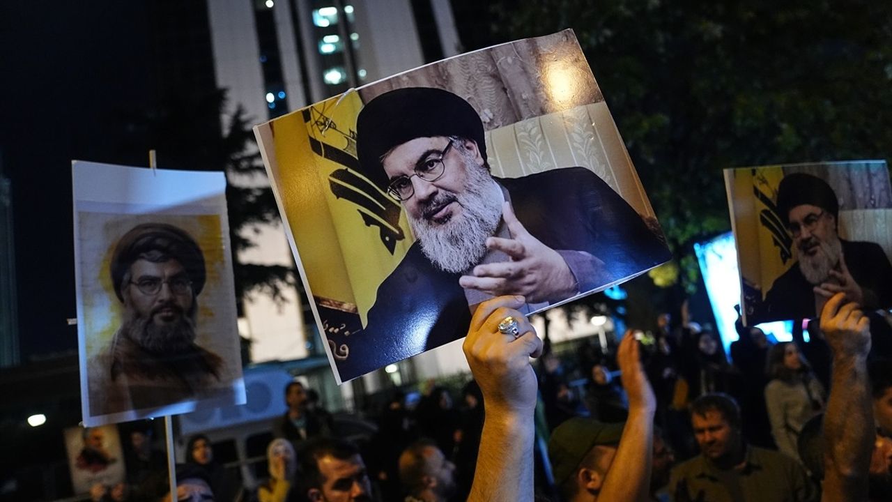 İstanbul'da Nasrallah Protestosu: İsrail'e Tepkiler Yükseliyor