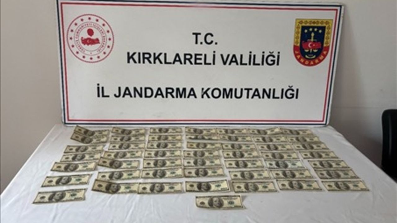 Kırklareli'nde Sahte Dolar Operasyonu: 5 Bin Dolar Ele Geçirildi