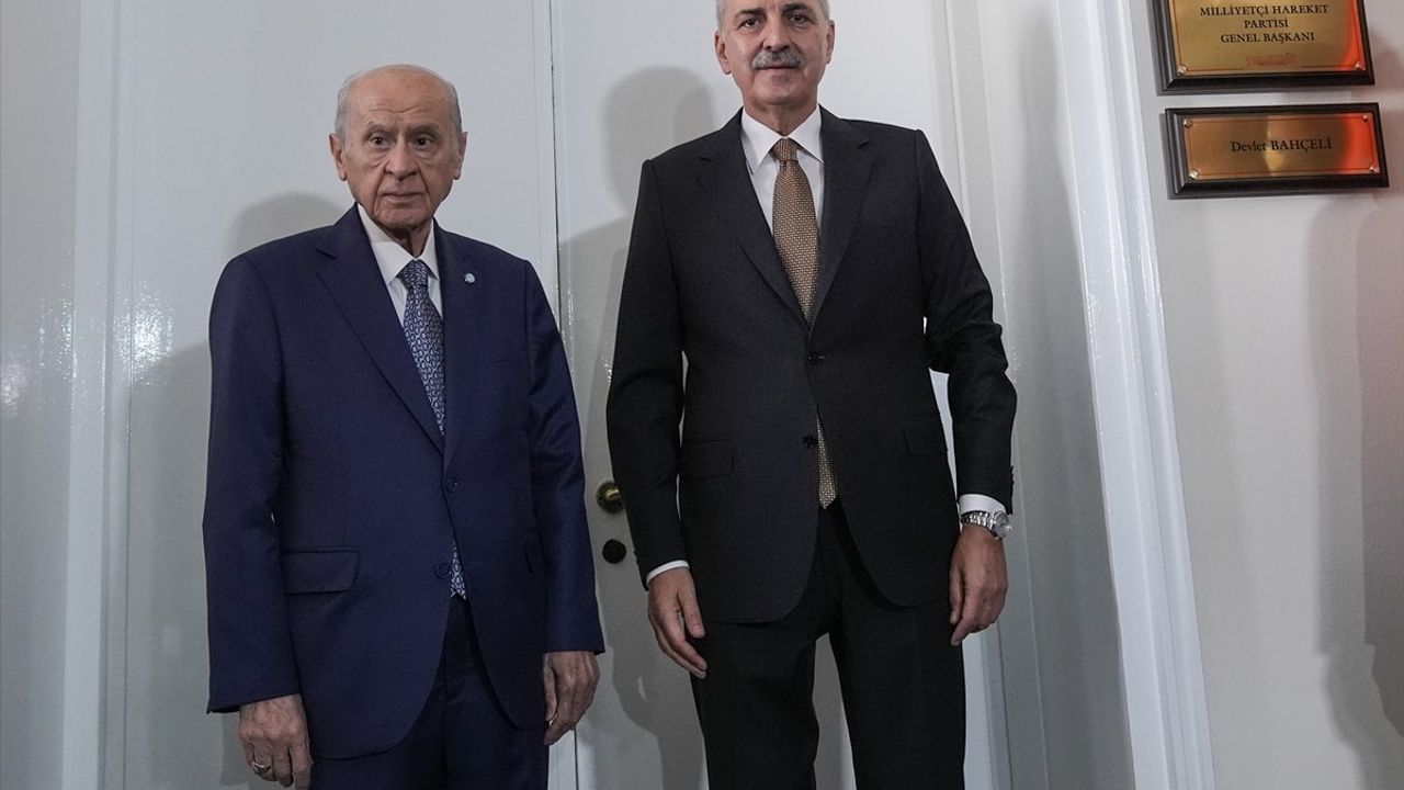 Kurtulmuş ve Bahçeli'den Meclis İçin Önemli Görüşmeler