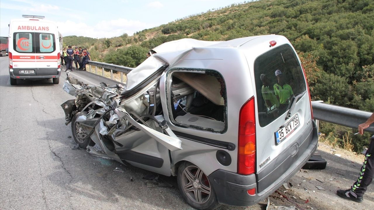 Manisa'da Kazada Bir Kişi Hayatını Kaybetti