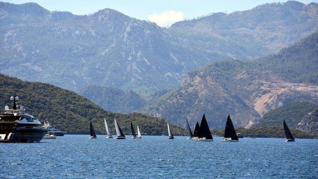 Marmaris'te 17. Uluslararası Channel Regatta Yelkenli Yat Yarışları Başladı