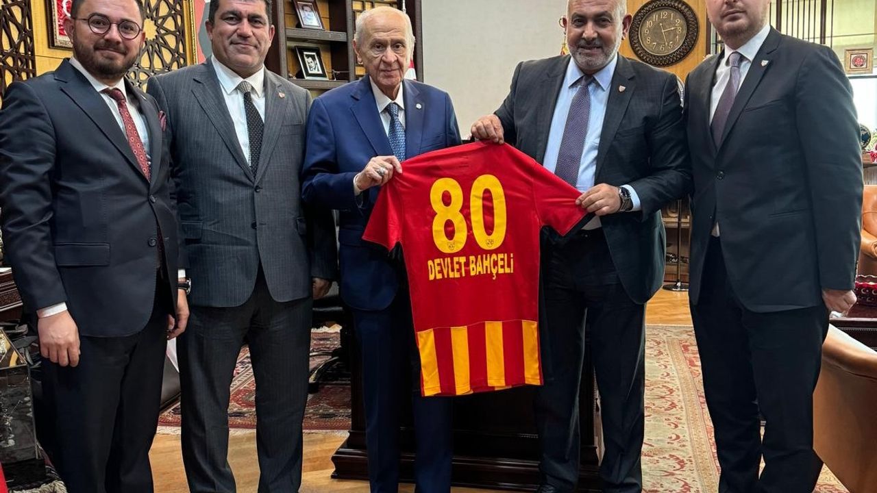 MHP Lideri Bahçeli, Bellona Kayserispor Başkanını Ağırladı