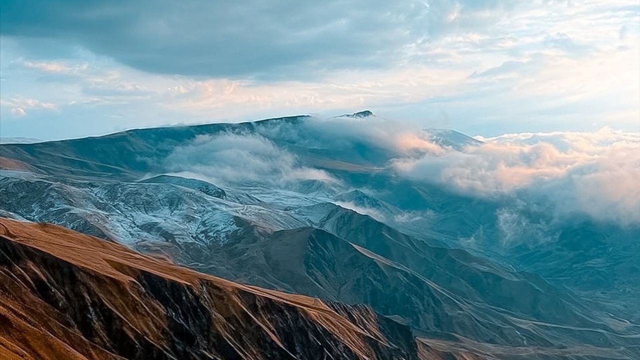 Palandöken Dağları'na Kar Yağdı