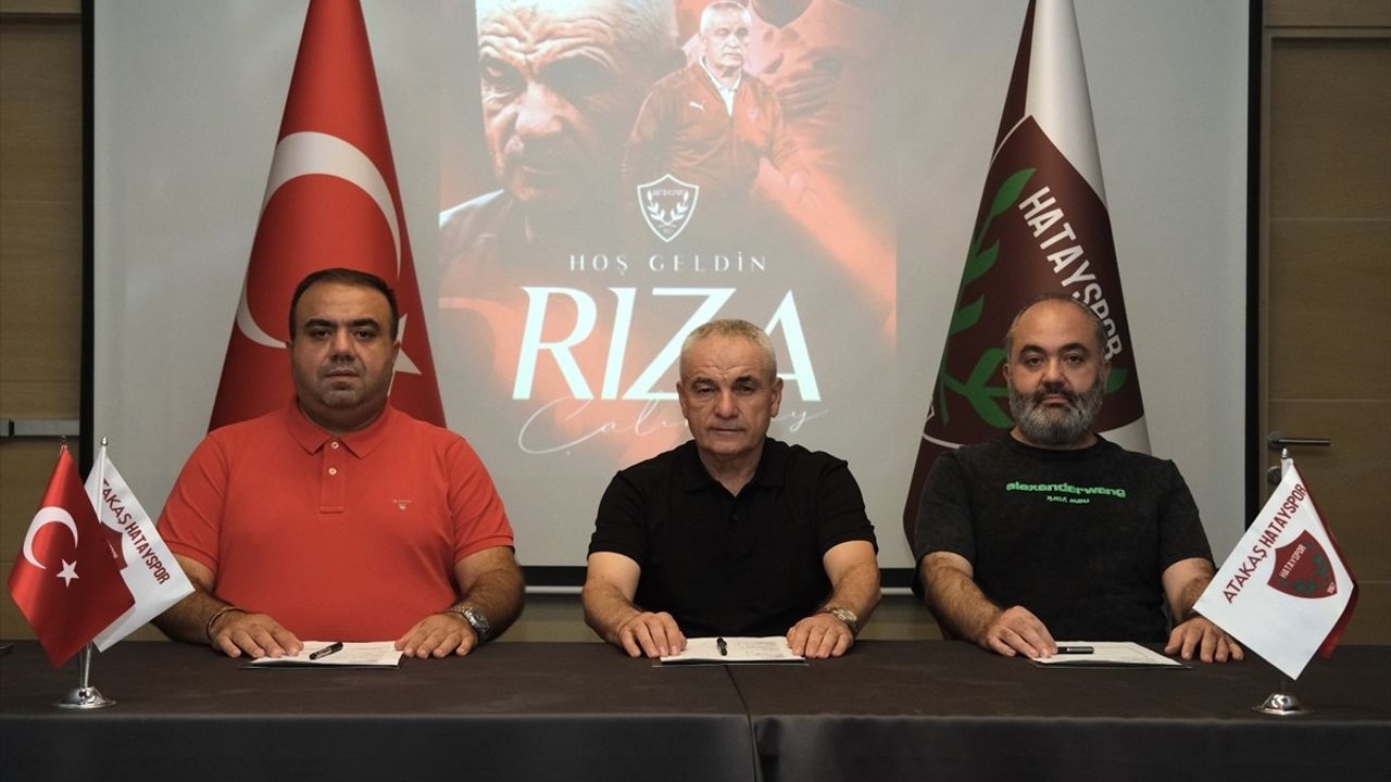 Rıza Çalımbay, Hatayspor'un Yeni Teknik Direktörü Oldu