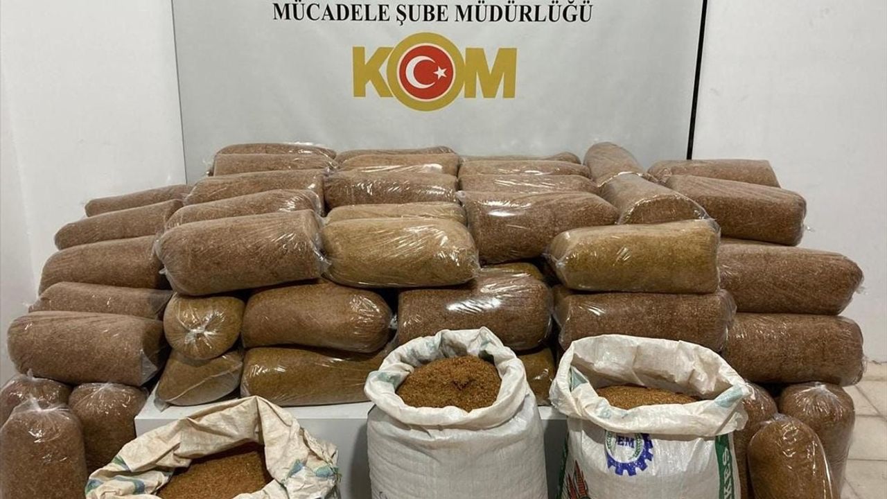 Samsun'da 435 Kilogram Kaçak Tütün Yakalandı