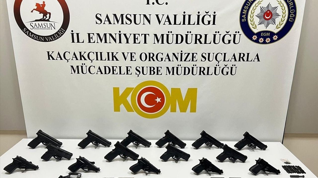 Samsun'da Kaçak Silah Ticareti Operasyonu